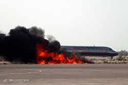 مانور اضطراری در فرودگاه شیراز
