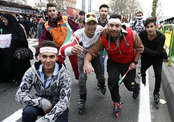 مراسم جشن پیروزی انقلاب در لندن + فیلم