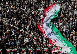 همخوانی سراسری سرود ملی جمهوری اسلامی ایران در راهپیمایی ۲۲ بهمن