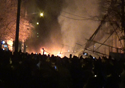 دوشنبه شب در خیابان پاسداران چه گذشت؟ + فیلم