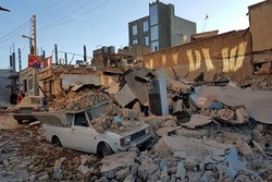 تخریب کامل یک روستا در زمین لرزه شب گذشته + فیلم