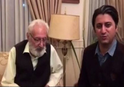 گفت وگویی دیدنی با جمشید مشایخی در شب جشن تولد 84 سالگی اش + فیلم