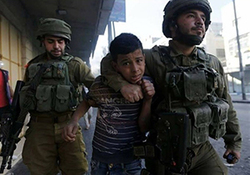 بازداشت کودک 6 ساله فلسطینی در الخلیل توسط نظامیان رژیم صهیونیستی + فیلم