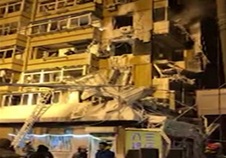 تخریب ساختمان باشگاه بسکتبال میلواکی با انفجاری کنترل شده + فیلم
