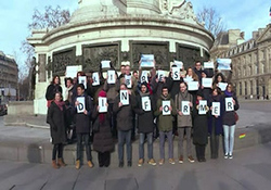 بازداشت ۱۷ نفر در تظاهرات روز شنبه در پاریس + فیلم