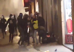 درگیری پلیس فرانسه با معترضان جلیقه زرد در یازدهمین شنبه اعتراض + فیلم
