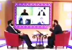 سوتی عجیب مجری شبکه وهابی روی آنتن زنده + فیلم