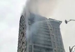 هتل لوکس گرفتار شعله های آتش شد + فیلم