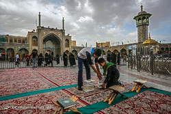 مراسم ترتیل قرآن کریم در خانه موزه شهید مدرس تهران