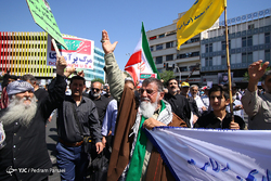 عدالت خواهی بین‌المللی- راهپیمایی روز قدس در اصفهان