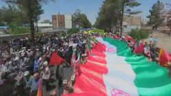شعارهای مرگ بر اسرائیل در شهرهای بجنورد، خرم آباد، سمنان و تبریز + فیلم