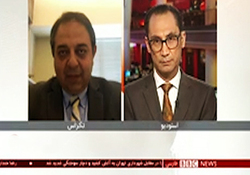 وقتی مجری بی بی سی فارسی وکیل مدافع تروریست‌های دموکرات می‌شود + فیلم