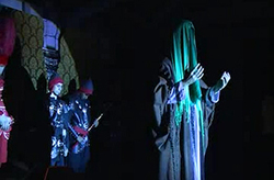برگزاری آئین سنتی مذهبی قالی شویان در مشهد اردهال کاشان + فیلم