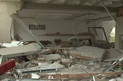 زیر آوار ماندن ۷ نفر بر اثر ریزش یک ساختمان ۶ طبقه در چین + فیلم
