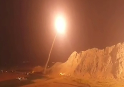 فیلم کامل از لحظه شلیک موشک‌های سپاه به مقر تروریست‌ها