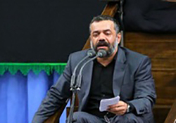 مداحی حماسی و دیدنی مرحوم حاج محمدباقر منصوری در دیدار مداحان با رهبر معظم انقلاب + فیلم