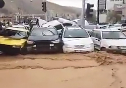 حال و هوای شیراز یک روز پس از حادثه هولناک سیلاب دروازه قرآن + فیلم