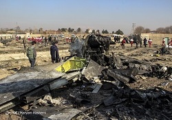 تشییع جان باختگان سقوط هواپیمای اوکراینی در کیف + فیلم