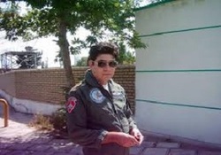 تشییع پیکر خلبان شهید محمدرضا رحمانی در تبریز