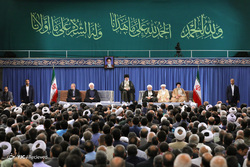 دیدار میهمانان کنفرانس وحدت اسلامى با رهبر انقلاب