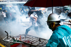 تخریب اموال عمومی در هنگ کنگ‎