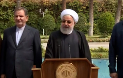 عکس یادگاری روحانی، پوتین و اردوغان در آنکارا + فیلم