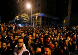 تظاهرات در بیروت برای چهارمین روز پی در پی + فیلم