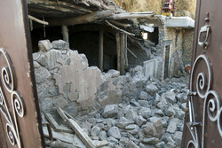روستای ورنکش یک ماه پس از زلزله
