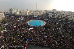 راهپیمایی انزجار مردم تهران از آشوبگران