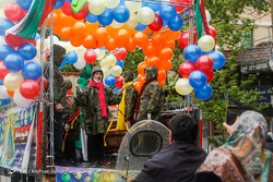 کاروان خیابانی جشن نیمه شعبان در تهران