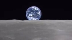 تایم لپسی دیدنی از طلوع ماه در مقابل برج میلاد