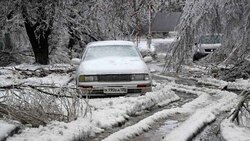 برف و سرمای شدید در پایتخت لهستان + فیلم