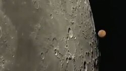 تایم لپسی دیدنی از طلوع ماه در مقابل برج میلاد