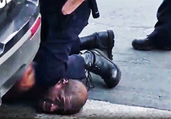 زیر گرفتن معترضان به قتل جورج فلوید در نیویورک توسط خودروهای پلیس + فیلم