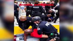اعتراض مردم ویسکانسین به تبعیض نژادی پس از قتل یک سیاه پوست توسط پلیس + فیلم