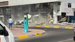 فیلم لحظه وقوع انفجار در یک رستوران آمریکایی در ابوظبی