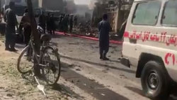 مراسم گرامیداشت شهدای حمله تروریستی داعش در دانشگاه کابل در حرم امام رضا(ع) + فیلم