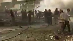 ۳ کشته در انفجار گاز بازارچه عامری اهواز + فیلم