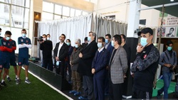 حضور شهردار تهران در محل تمرین پرسپولیس