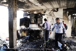 آتش‌سوزی در پاساژ تیراژه تهران