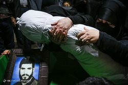 مراسم وداع با ۱۵۰ شهید گمنام - مصلی امام خمینی (ره)