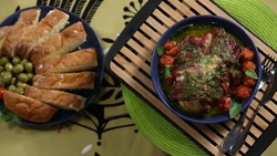 طرز تهیه نان تاکو با خوراک سبزیجات + فیلم