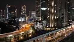 ثبت تصاویر زمین لرزه توسط دوربین‌های شهری توکیو + فیلم