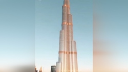 پخش اذان از بلندترین برج جهان + فیلم
