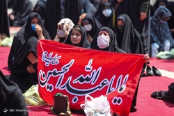 آیین تعویض پرچم بین الحرمین شیراز