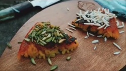 طرز تهیه کوکو حبوبات با گوشت بوقلمون + فیلم