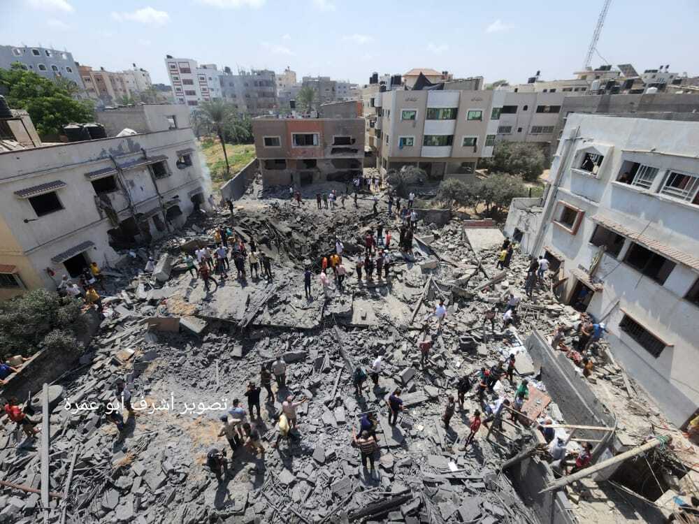 پاسخ مقاومت به تجاوز نظامی ارتش صهیونیستی به غزه + فیلم و تصاویر