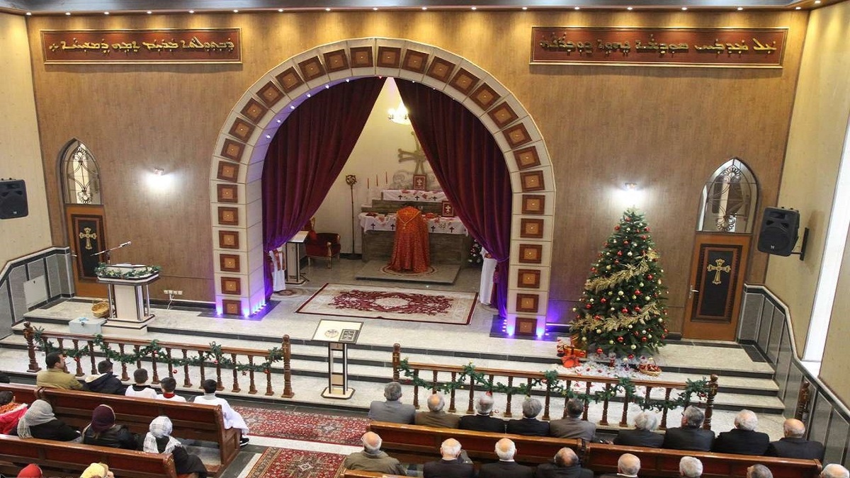 حال و هوای کلیسای وانک در آستانه سال نو میلادی