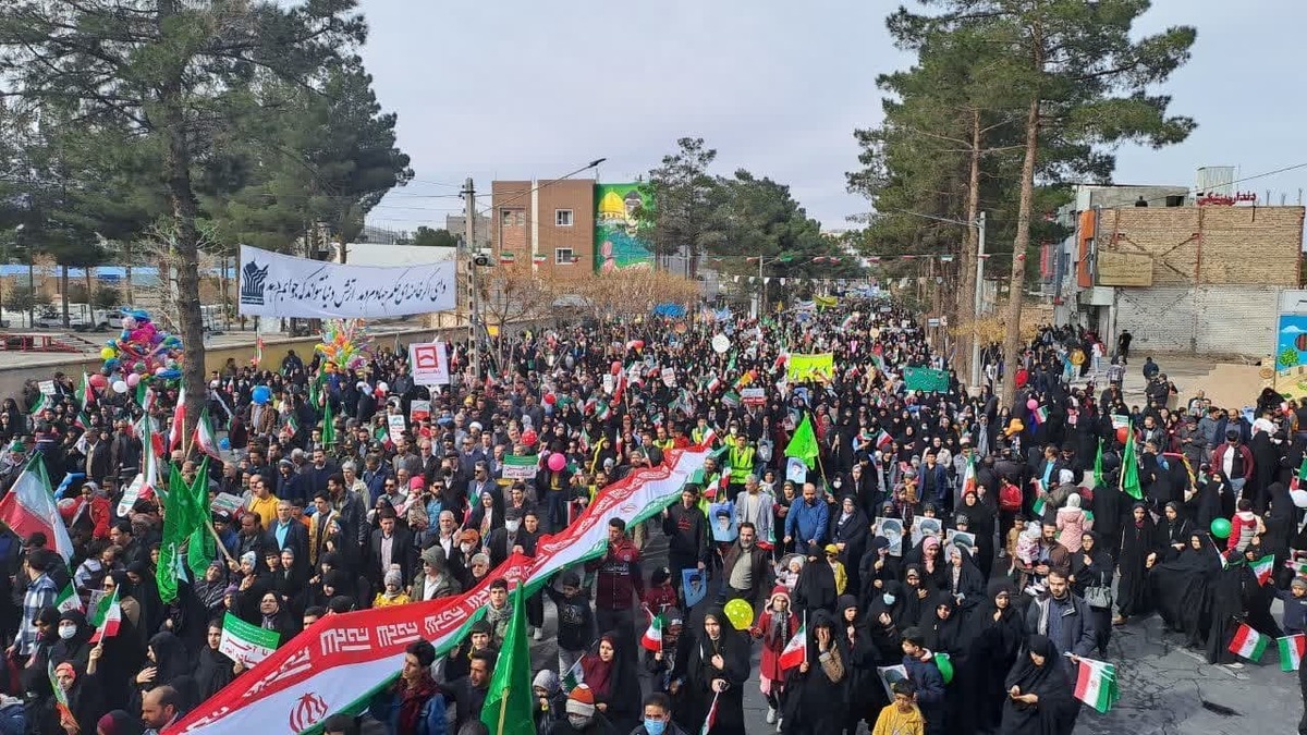 راهپیمایی چهل و پنجمین سالروز پیروزی انقلاب اسلامی در استان‌ها / ۱