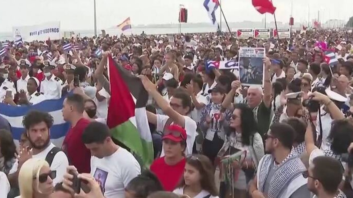 تظاهرات گسترده در انگلیس در همبستگی با غزه + فیلم